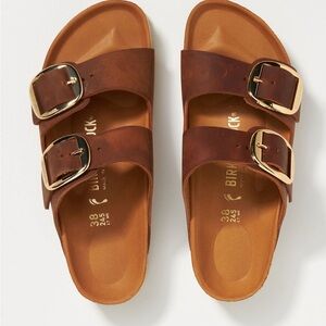 Birkenstock Big Buckle Cognac